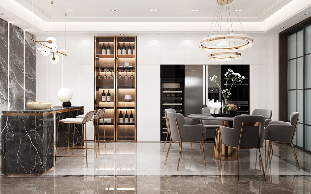 佛山市碧桂園南海悅城現(xiàn)代簡約風格三居室裝修案例