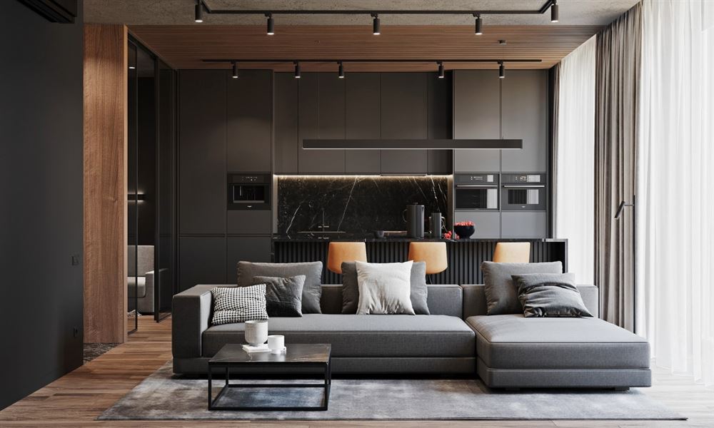 佛山市碧桂園·鳳凰灣現代簡約風格四居室裝修案例