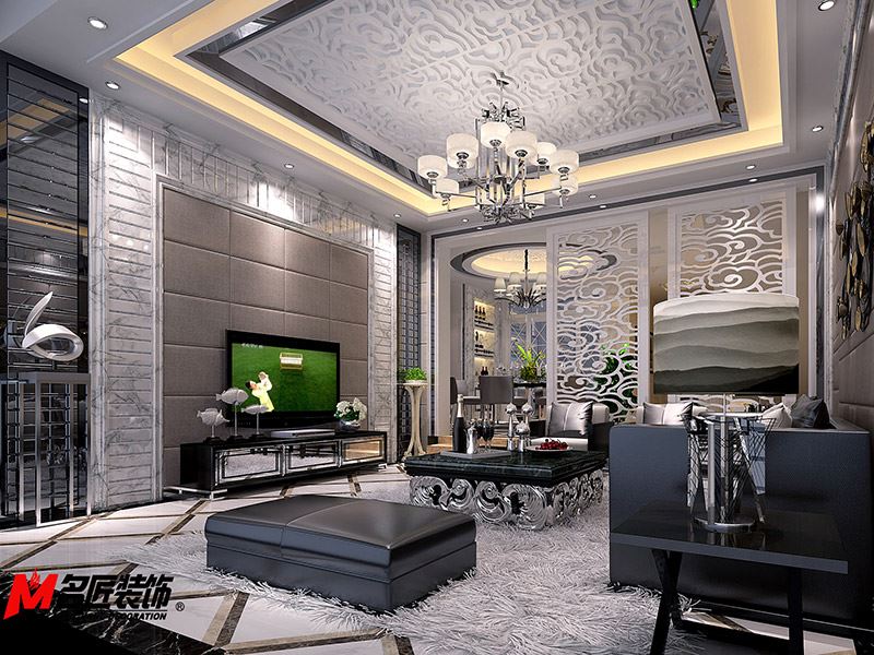 河源市寶晟城現(xiàn)代簡約風(fēng)格別墅裝修案例
