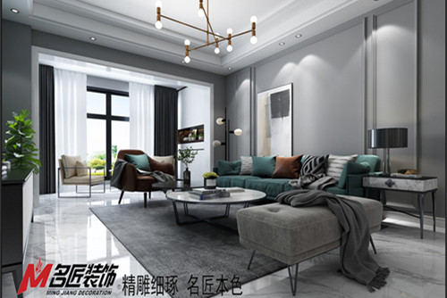 梧州市東山一街58號住宅樓現(xiàn)代簡約風格三居室裝修案例